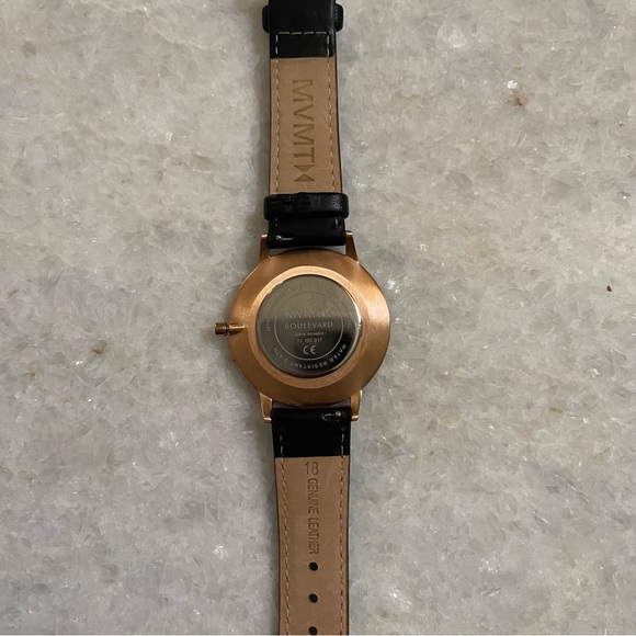 MVMT Watch . NWOT  Black & Rose Gold . - Picture 12 of 14
